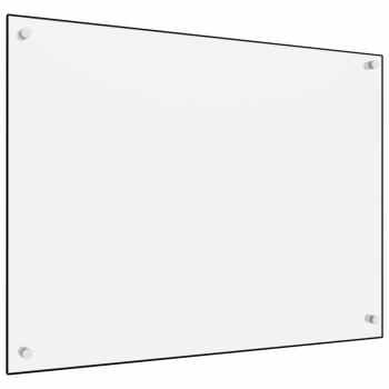  Küchenrückwand Weiß 80x60 cm Hartglas