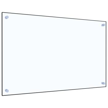 Küchenrückwand Transparent 80×50 cm Hartglas