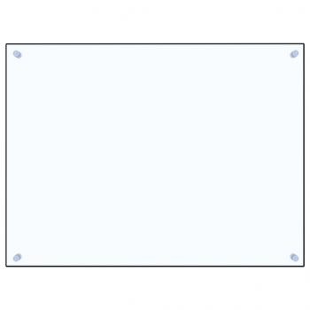 Küchenrückwand Transparent 80x60 cm Hartglas