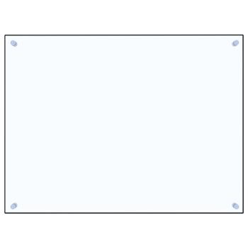 Küchenrückwand Transparent 80x60 cm Hartglas