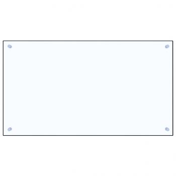 Küchenrückwand Transparent 90×50 cm Hartglas