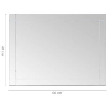 Wandspiegel 60x40 cm Glas