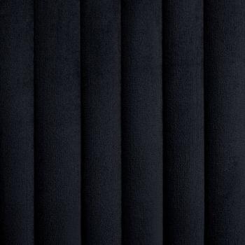 Esszimmerstühle 2 Stk. Schwarz Samt