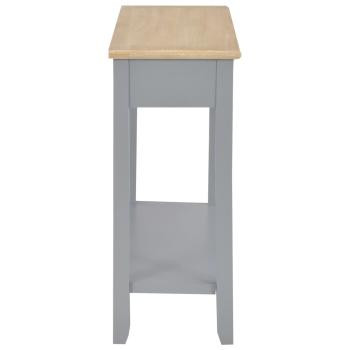 Konsolentisch Grau 110 x 35 x 80 cm Holz