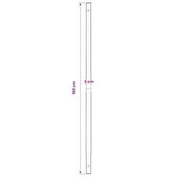 Erdbohrer mit Griff 100 mm Verlängerungsrohr 13 m