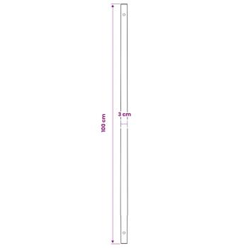 Erdbohrer mit Griff 180 mm Verlängerungsrohr 5 m