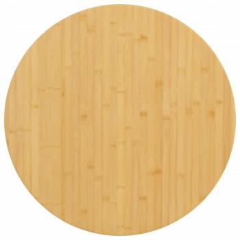 ARDEBO.de - Tischplatte Ø60x1,5 cm Bambus