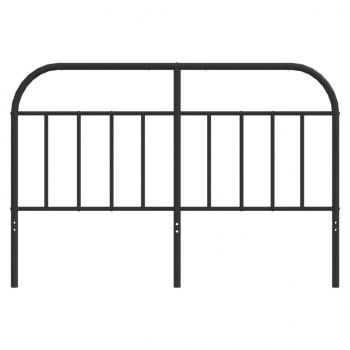 Kopfteil Metall Schwarz 150 cm