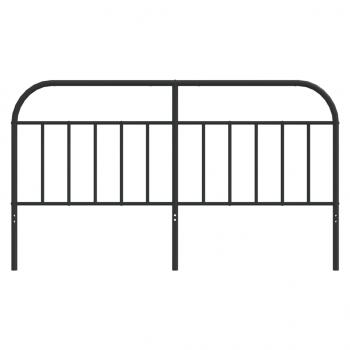 Kopfteil Metall Schwarz 180 cm