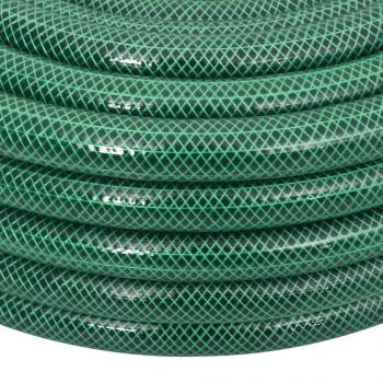 Gartenschlauch mit Kupplung-Set Grün 0,75" 50 m PVC