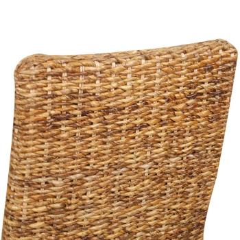 Esszimmerstühle 4 Stk. Abaca und Mango Massivholz