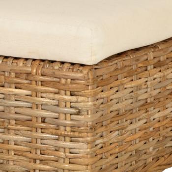 Esszimmerstühle 6 Stk. Kubu-Rattan Mangoholz 