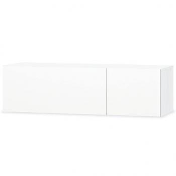 TV-Schränke 2 Stk. Holzwerkstoff 120x40x34 cm Hochglanz Weiß