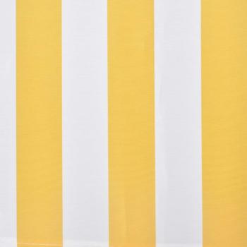 Gelenkarmmarkise Handbetrieben 300 cm Gelb/Weiß