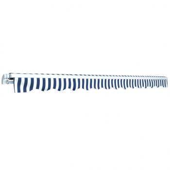 Gelenkarmmarkise 450 cm Blau/Weiß