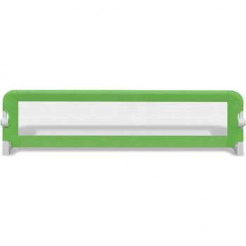 Kleinkind-Bettschutzgitter 2 Stk. Grün 150x42 cm