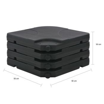 Sonnenschirm mit Schirmständer Rot