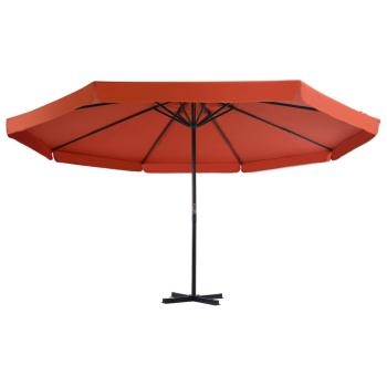 Sonnenschirm mit Schirmständer Terrakotta-Rot
