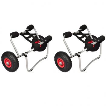 ARDEBO.de - Kajakwagen 2 Stk. Aluminium