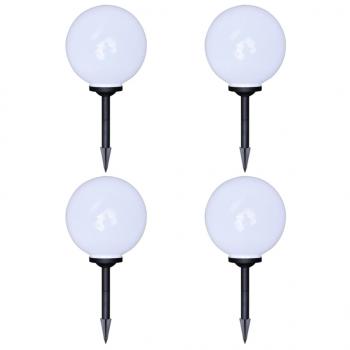 ARDEBO.de - Wegeleuchten 4 Stk. LED 30 cm mit Erdspieß