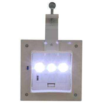 Solar-Außenleuchten 12 Stk. LED Rechteckig 12 cm Weiß