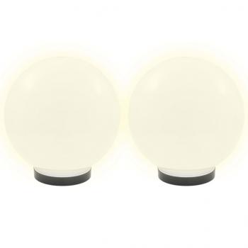 LED-Gartenleuchten 4 Stk. Kugelförmig 25 cm PMMA