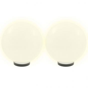 LED-Gartenleuchten 4 Stk. Kugelförmig 30 cm PMMA