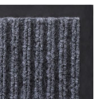 Türmatten 4 Stk. PVC Grau 90 x 60 cm 