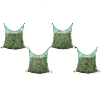 ARDEBO.de - Heunetze 4 Stk. Quadratisch 0,9x1 m PP