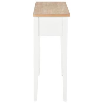 Frisiertisch Konsolentisch Weiß 79 x 30 x 74 cm Holz