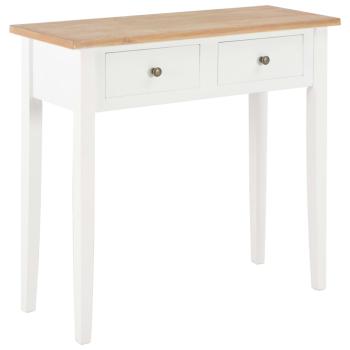 Frisiertisch Konsolentisch Weiß 79 x 30 x 74 cm Holz