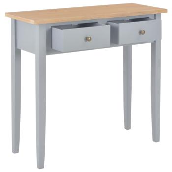 Frisiertisch Konsolentisch Grau 79 x 30 x 74 cm Holz