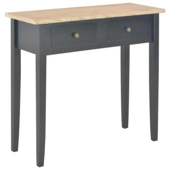 ARDEBO.de - Frisiertisch Konsolentisch Schwarz 79x30x74 cm Holz