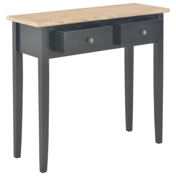 Frisiertisch Konsolentisch Schwarz 79x30x74 cm Holz