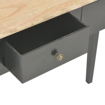 Frisiertisch Konsolentisch Schwarz 79x30x74 cm Holz
