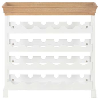 Weinschrank Weiß 70 x 22,5 x 70,5 cm MDF