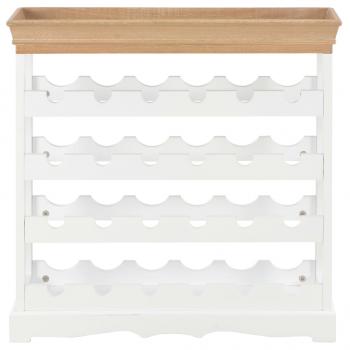 Weinschrank Weiß 70 x 22,5 x 70,5 cm MDF