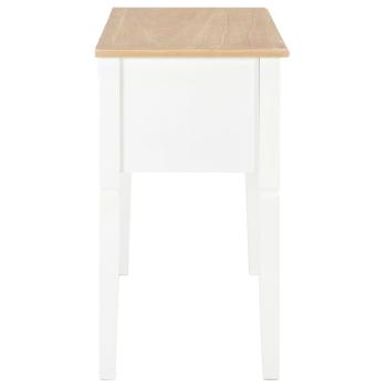Schreibtisch Weiß 109,5 x 45 x 77,5 cm Holz