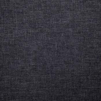 Sitzbank 139,5 cm Dunkelgrau Polyester