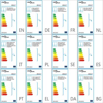 Kronleuchter Golden 5 x E14-Glühbirnen