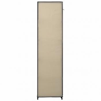 Faltschränke 2 Stk. Creme 110x45x175 cm Stoff
