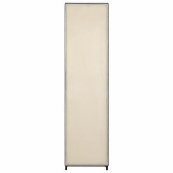 Kleiderschrank mit 4 Fächern Creme 175 x 45 x 170 cm