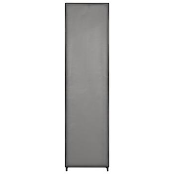 Kleiderschrank mit 4 Fächern Grau 175 x 45 x 170 cm