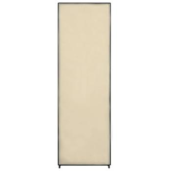 Kleiderschrank Creme 87 x 49 x 159 cm Stoff