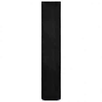 Schuhschrank Schwarz 60x30x166 cm Stoff