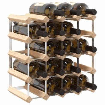 Weinregal für 20 Flaschen Massivholz Kiefer
