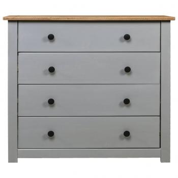 Sideboard Grau 80x40x73 cm Kiefernholz Panama