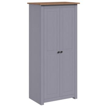 Kleiderschrank Grau 80x50x171,5 cm Kiefernholz Panama