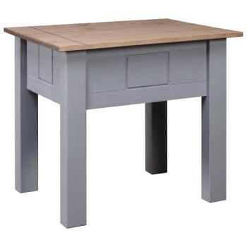ARDEBO.de - Nachttisch Grau 50,5x50,5x52,5 cm Panama-Kiefer