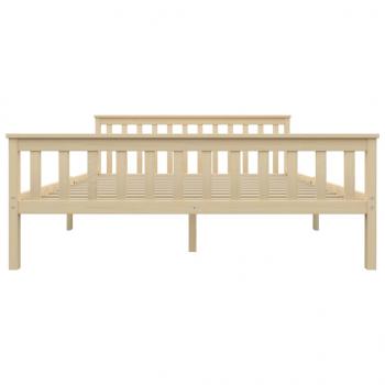 Massivholzbett Helles Holz Kiefernholz 160x200 cm 